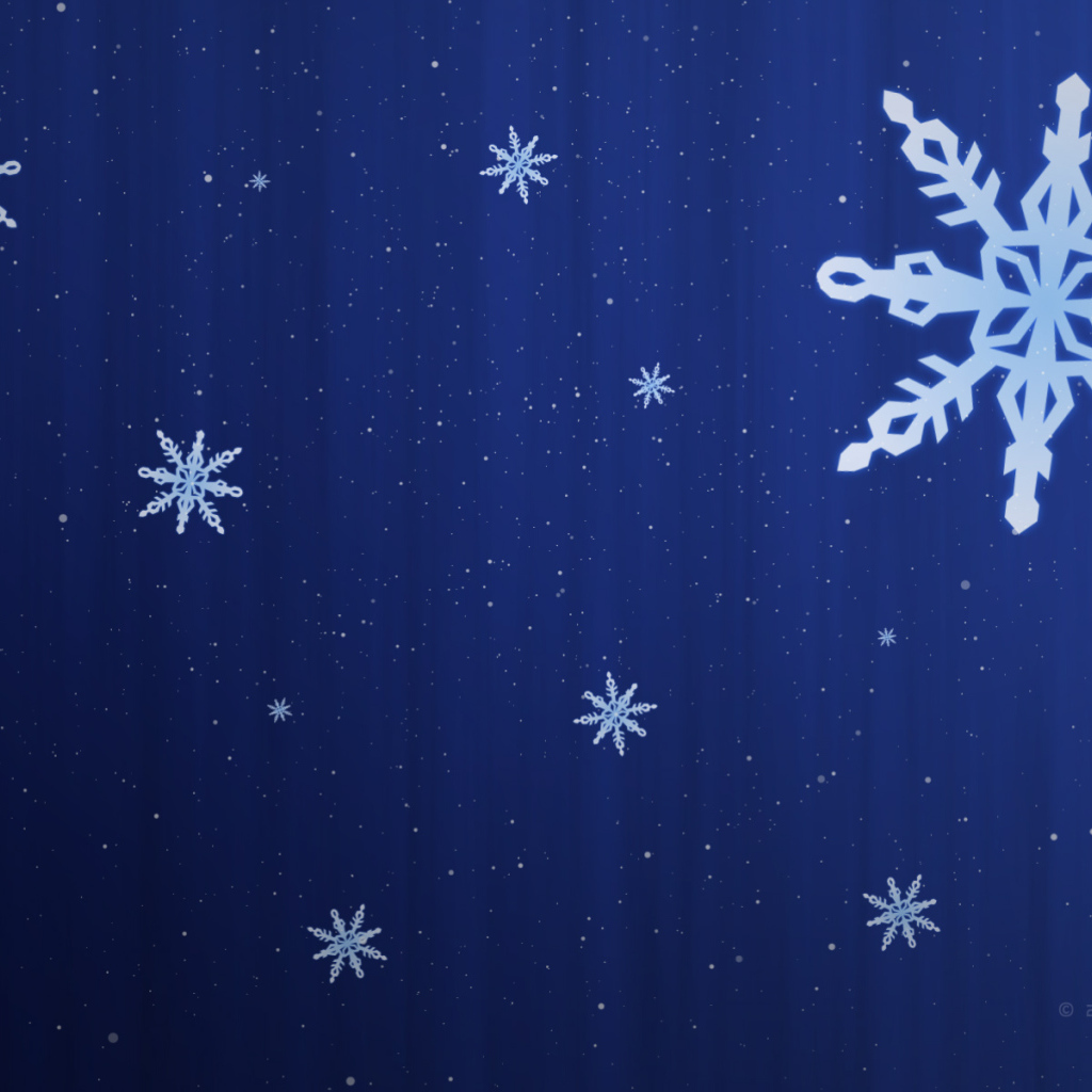 Snowflakes Desktop wallpapers 1024x1024