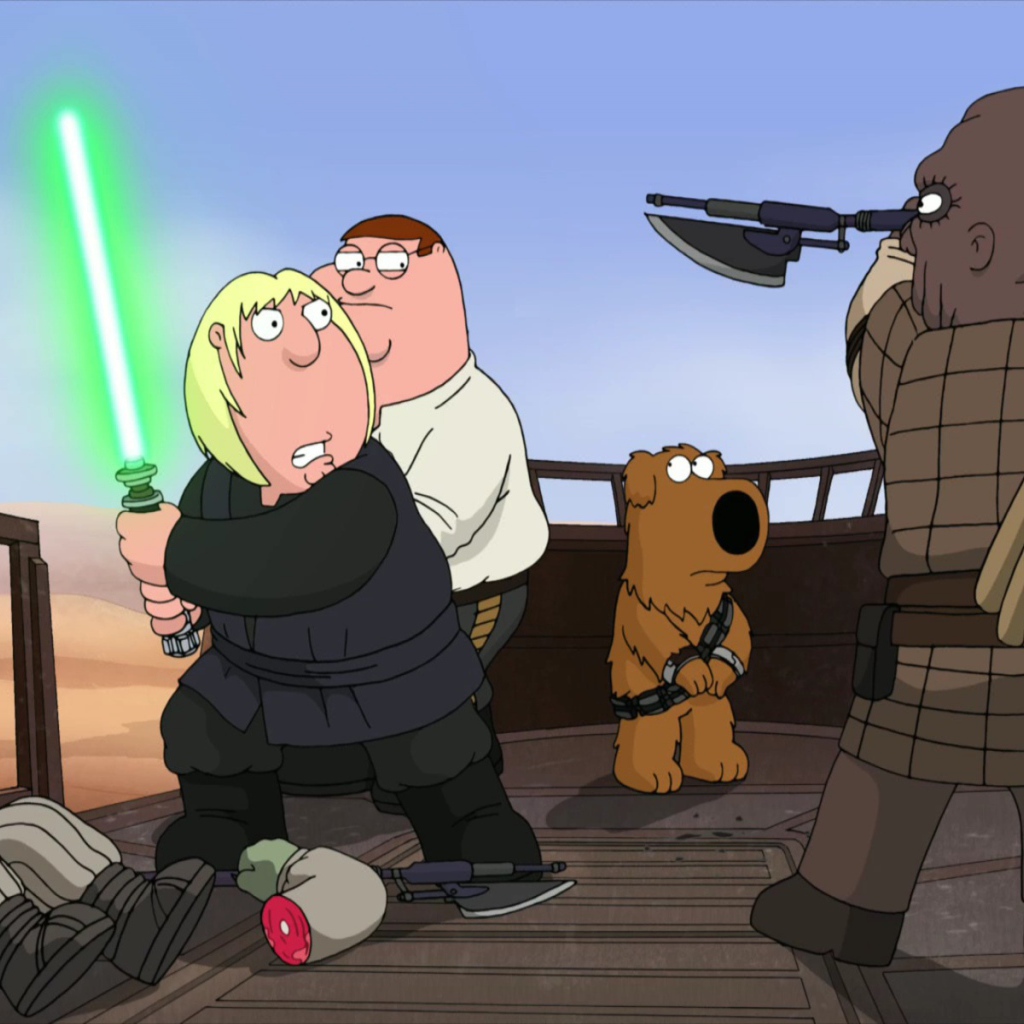 Family Guy Star Wars Desktop wallpapers 1024x1024