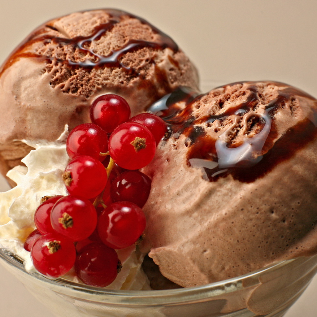 Шарики шоколадного мороженного