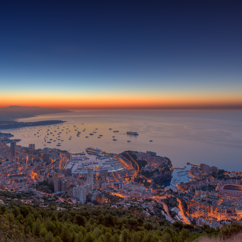 Панорама Монако 2012 - На закате