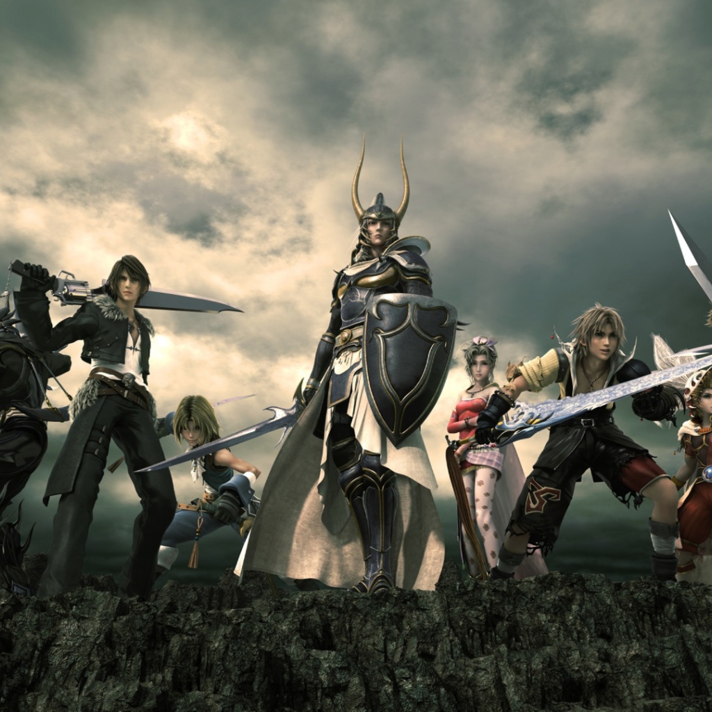 Герои готовятся к битве Final Fantasy xv