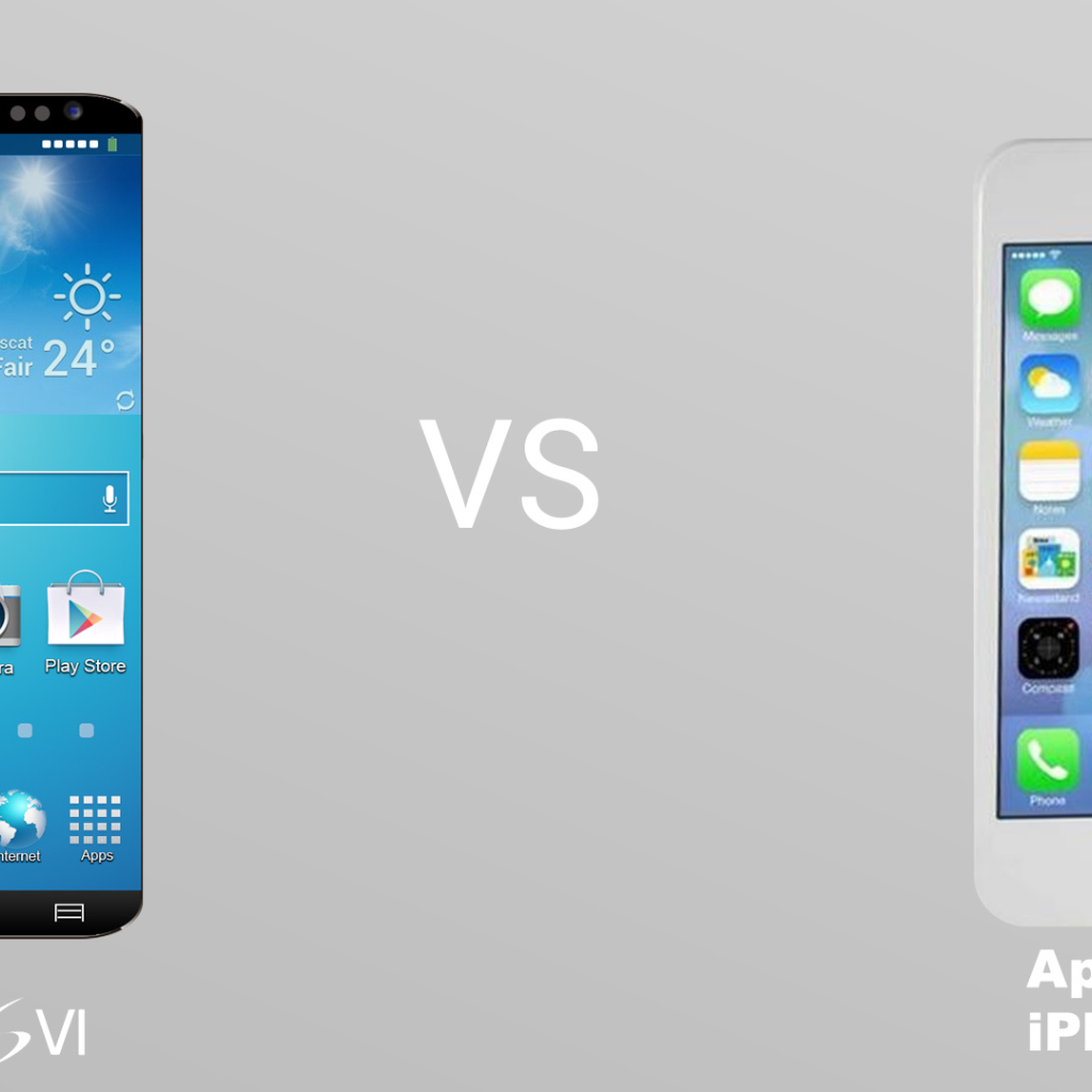 Смартфоны Samsung Galaxy S VI и Apple iPhone 5 C