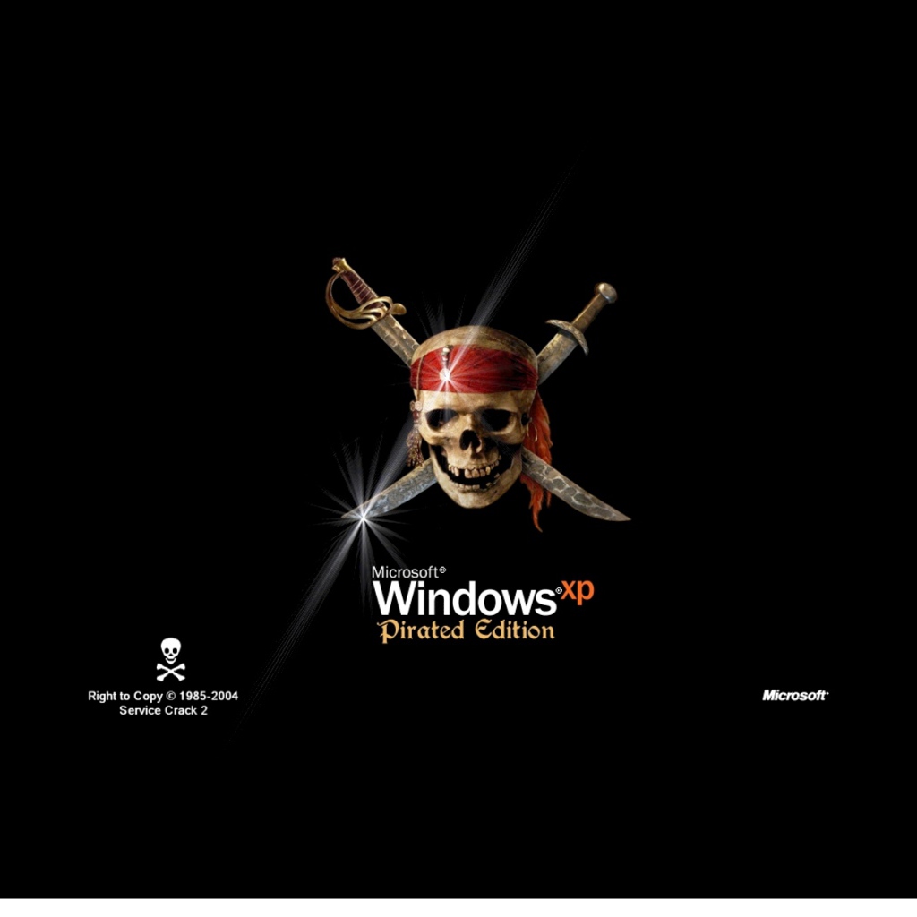 Пиратская копия Windows
