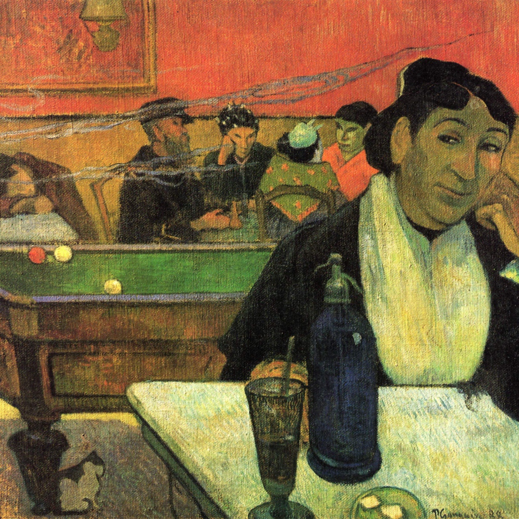Картина Сезанна - Пьяный бар