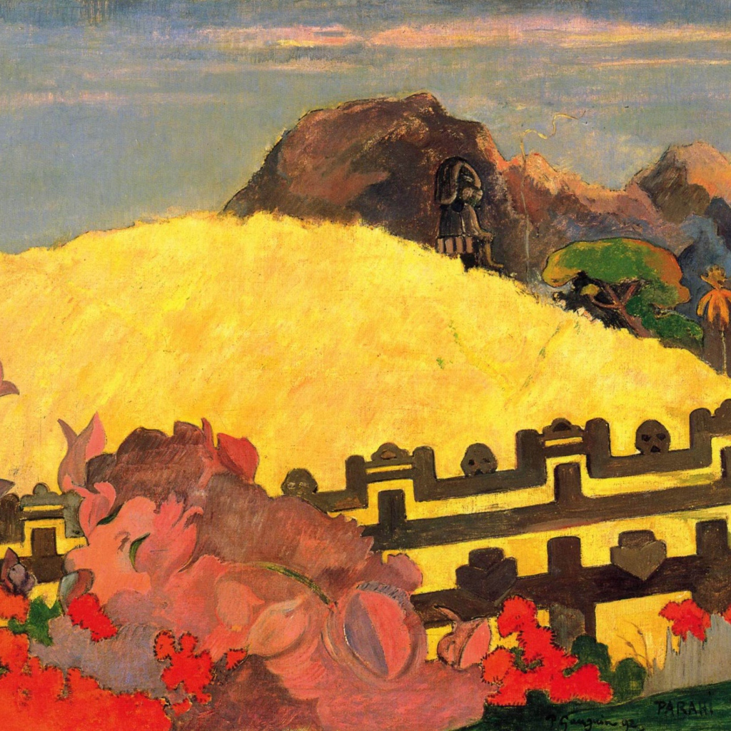 Картина Сезанна - золотой холм