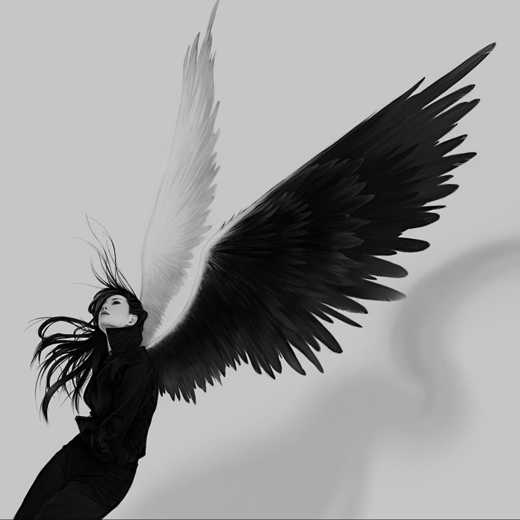 Девушка с крыльями