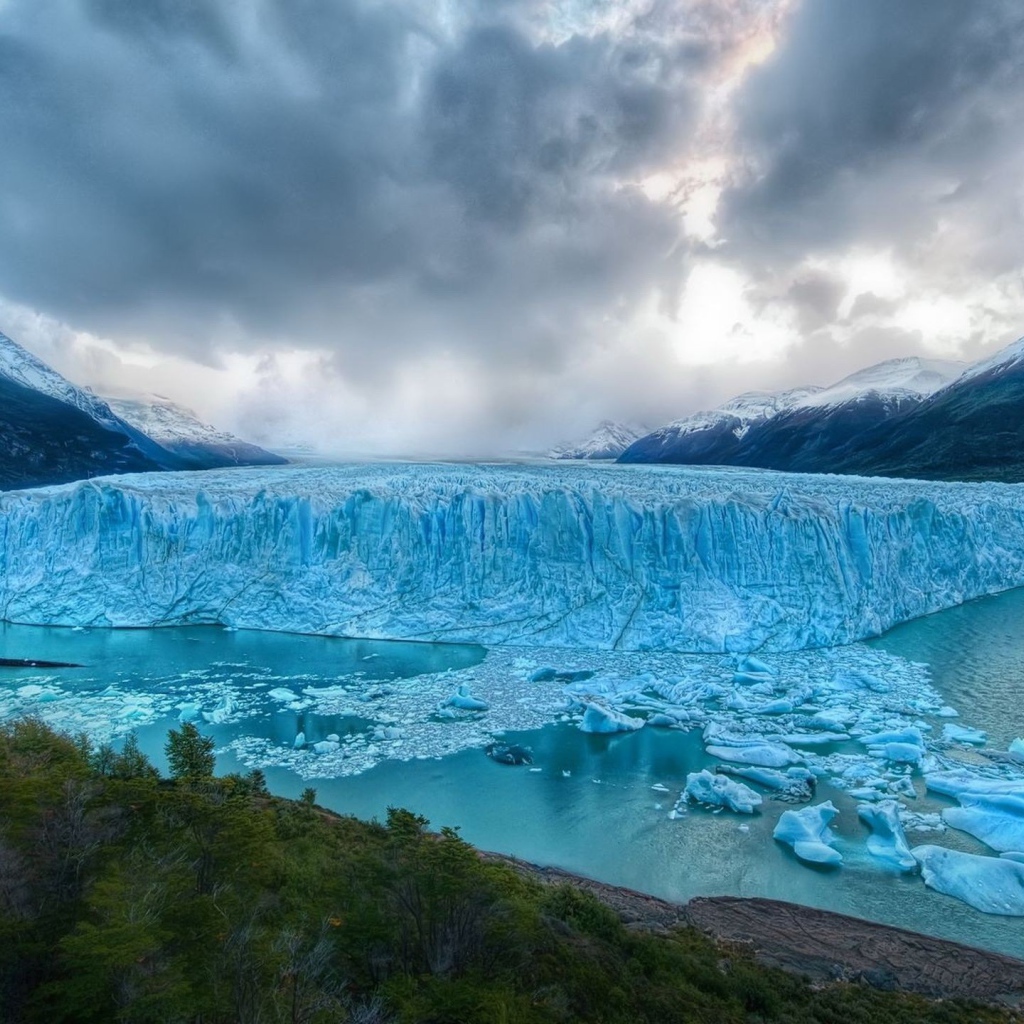 Горный ледник в Аргентине