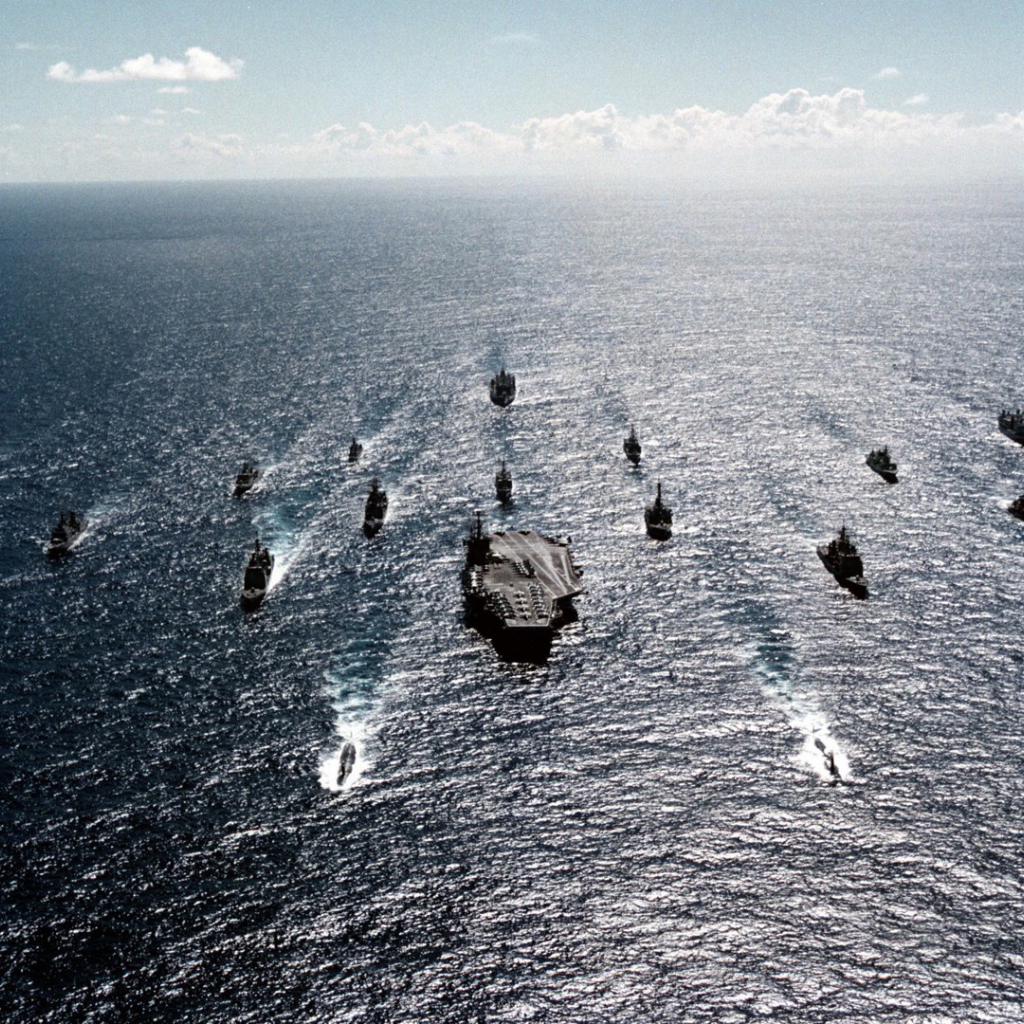 Эскадра военных кораблей