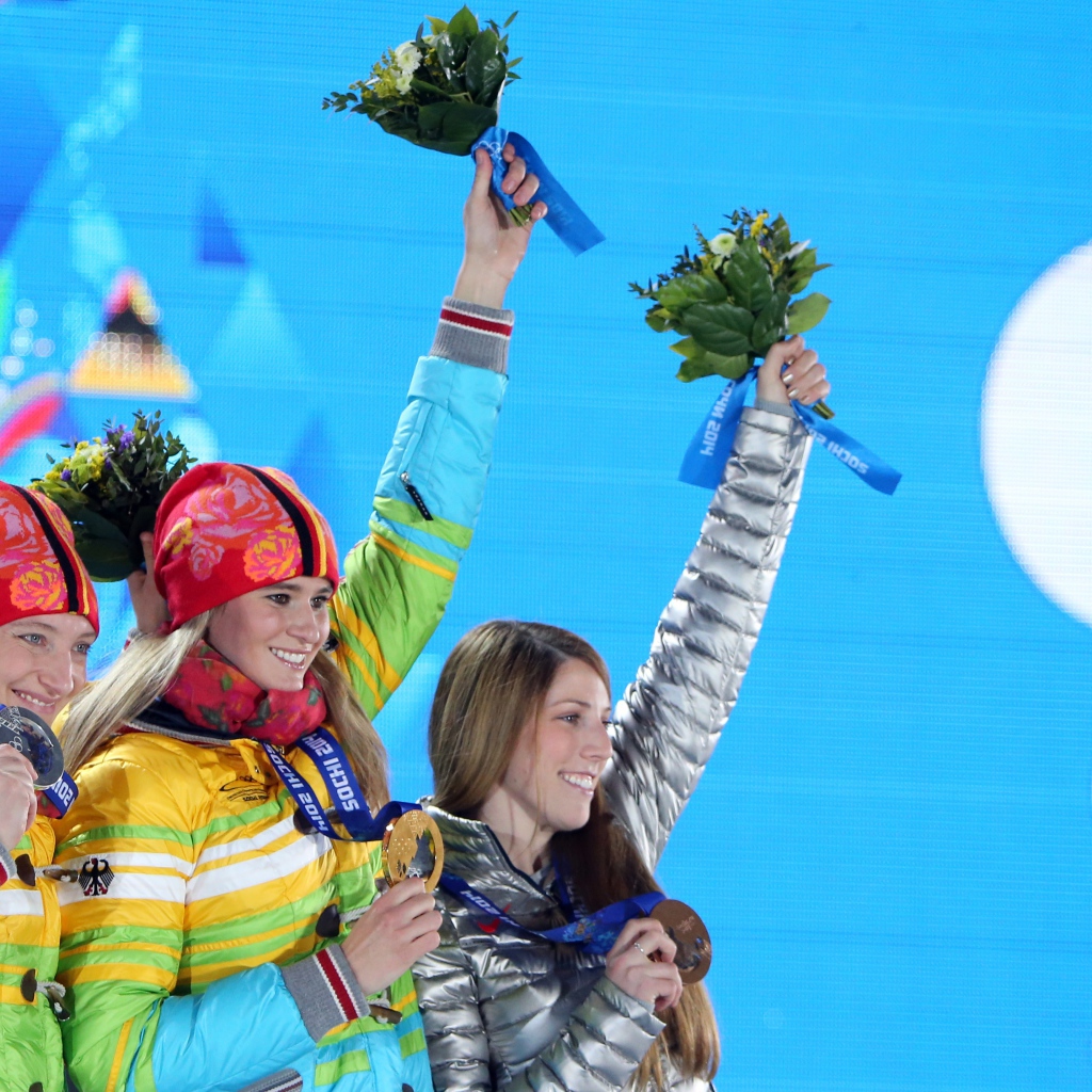 Татьяна Хюфнер из Германии серебряная медаль на олимпиаде в Сочи 2014 год