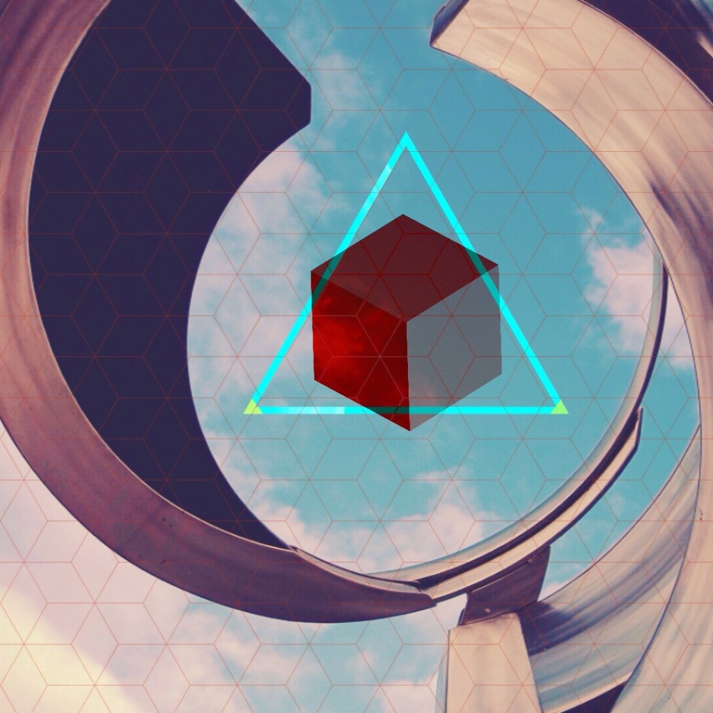Треугольник на кубе
