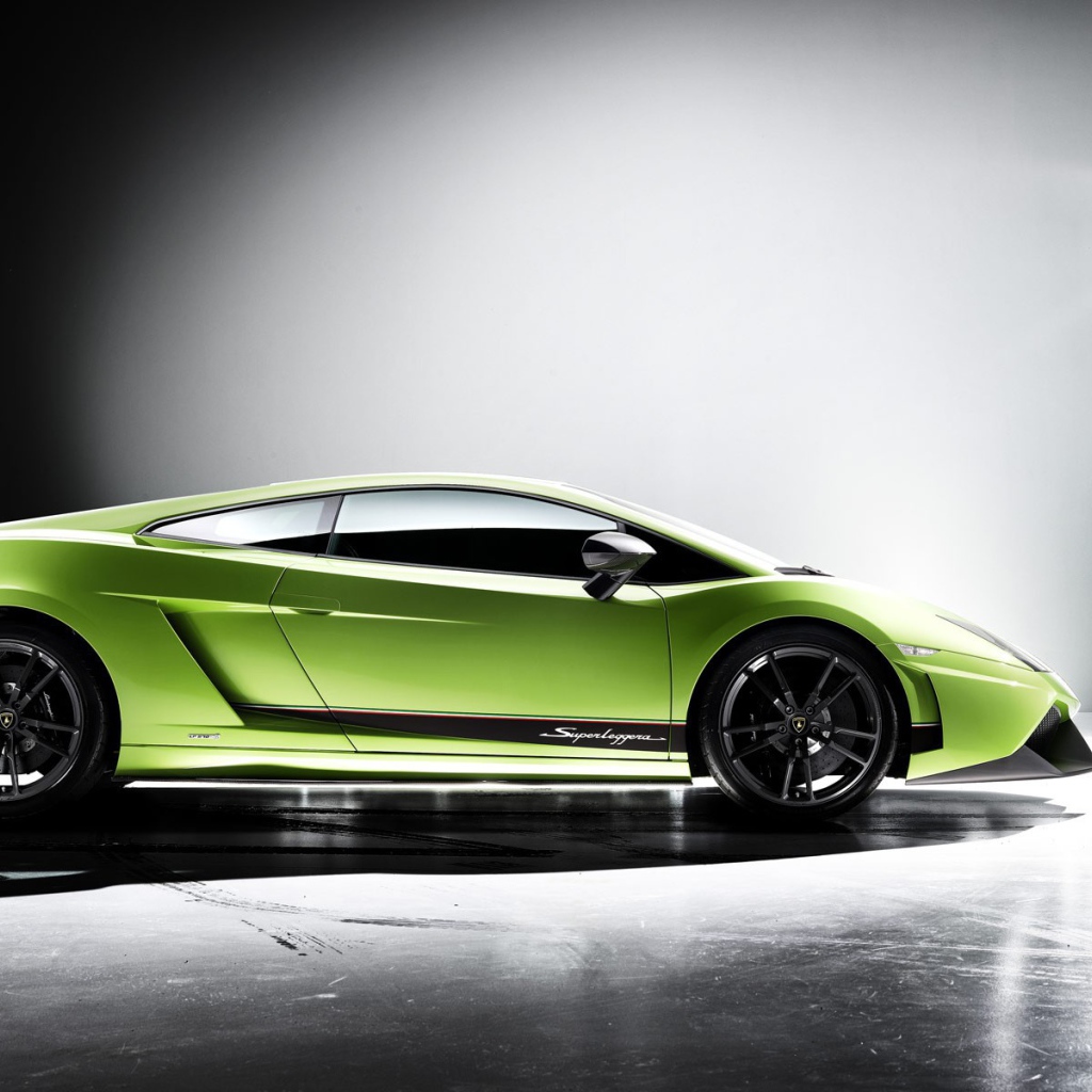 Фотосессия зеленого Lamborghini Gallardo Superleggera