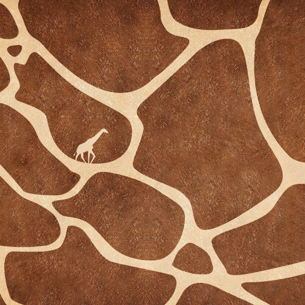 Текстура шкуры жирафа