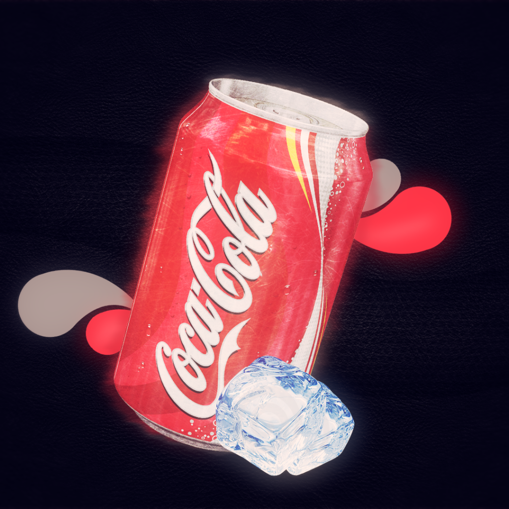 Банка холодной Кока-Колы