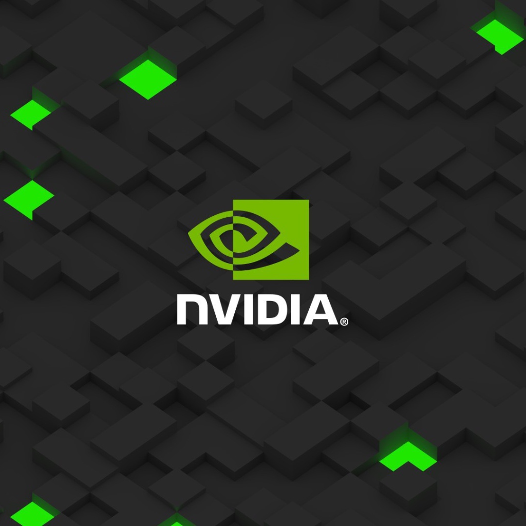 Логотип Nvidia в 3-Д