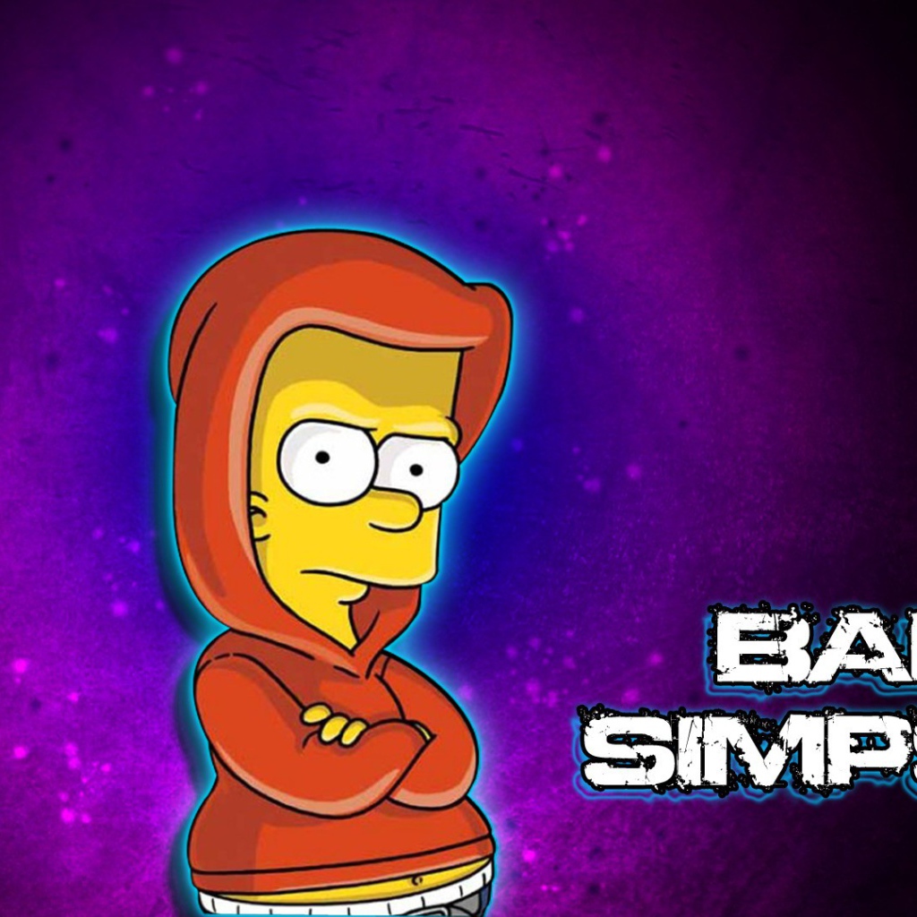 The character Bart Simpson