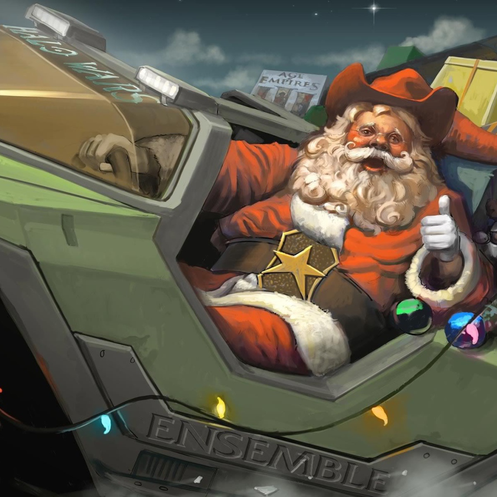 Военный Санта клаус