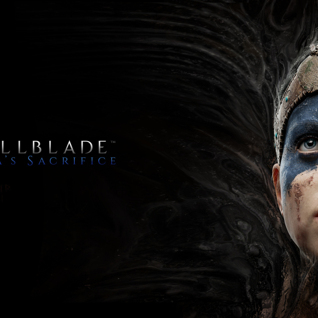 Женщина воин персонаж компьютерной игры Hellblade 