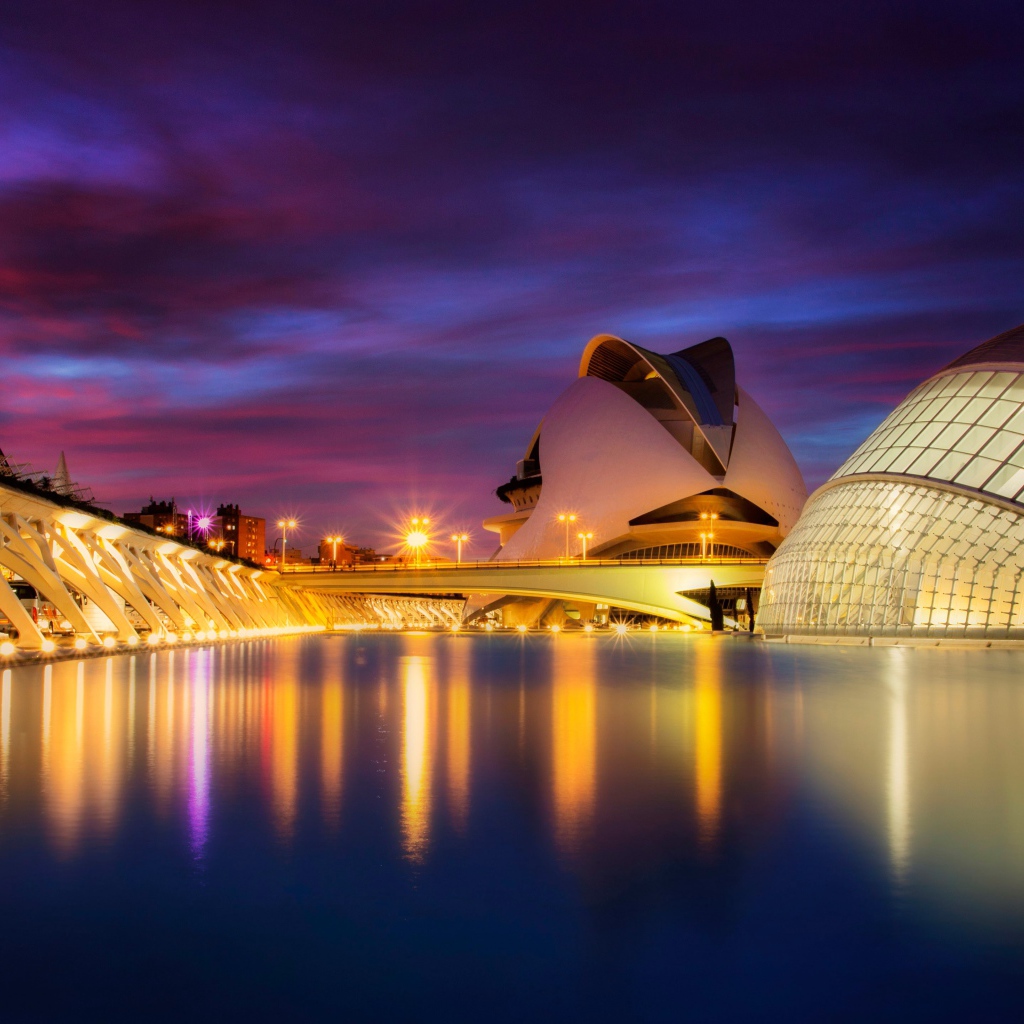 Красивый город искусств и наук Валенсия Испания 