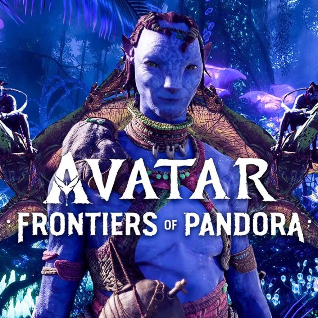 Красочный постер компьютерной игры Avatar: Frontiers of Pandora