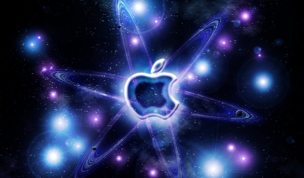 Космическое яблоко apple