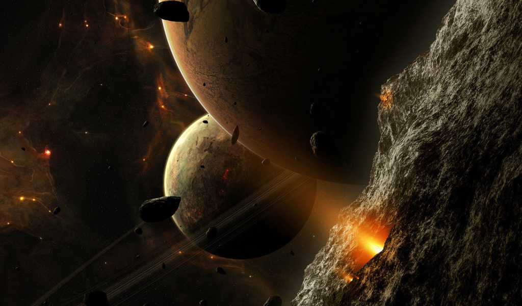 Астероид и планеты