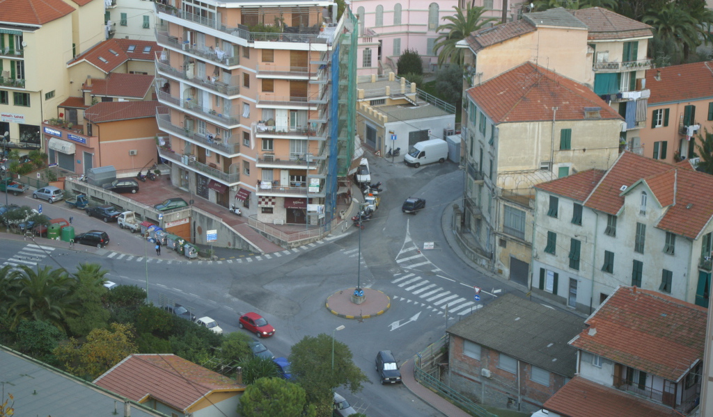 Городские улицы в Сан Ремо, Италия