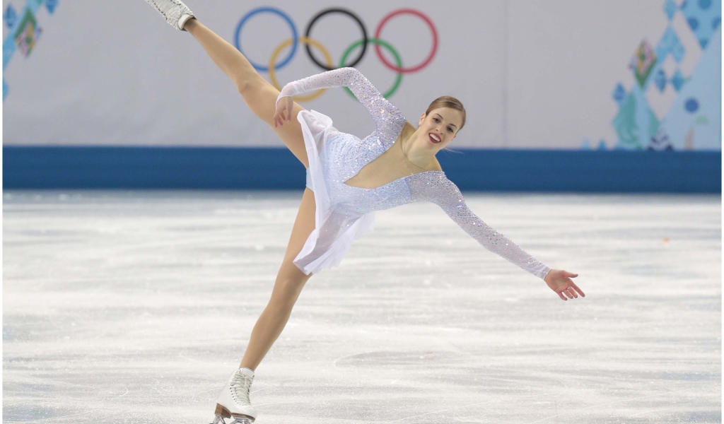 Итальянская фигуристка Каролина Костнер на олимпиаде в Сочи