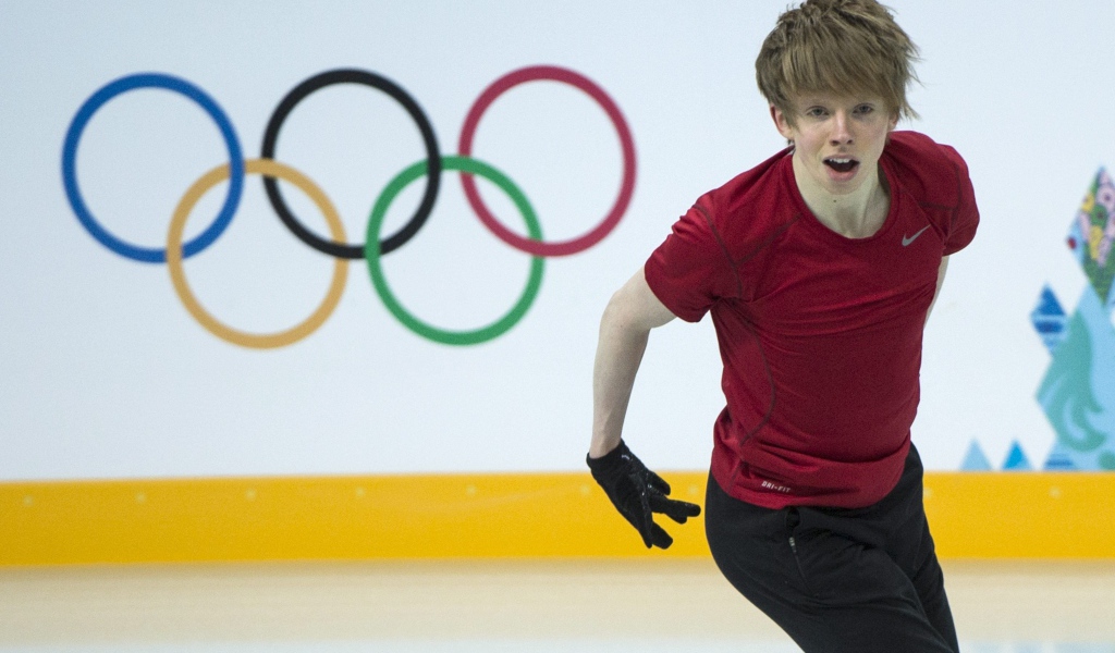 Winner of the silver medal in the discipline of figure skating Kevin Reynolds at the Olympics in Sochi
