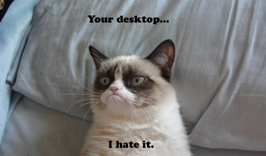 Я ненавижу твой рабочий стол