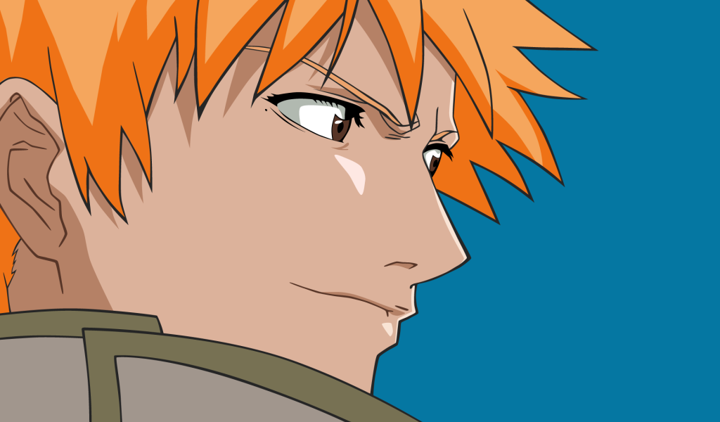 Персонаж аниме с оранжевыми волосами