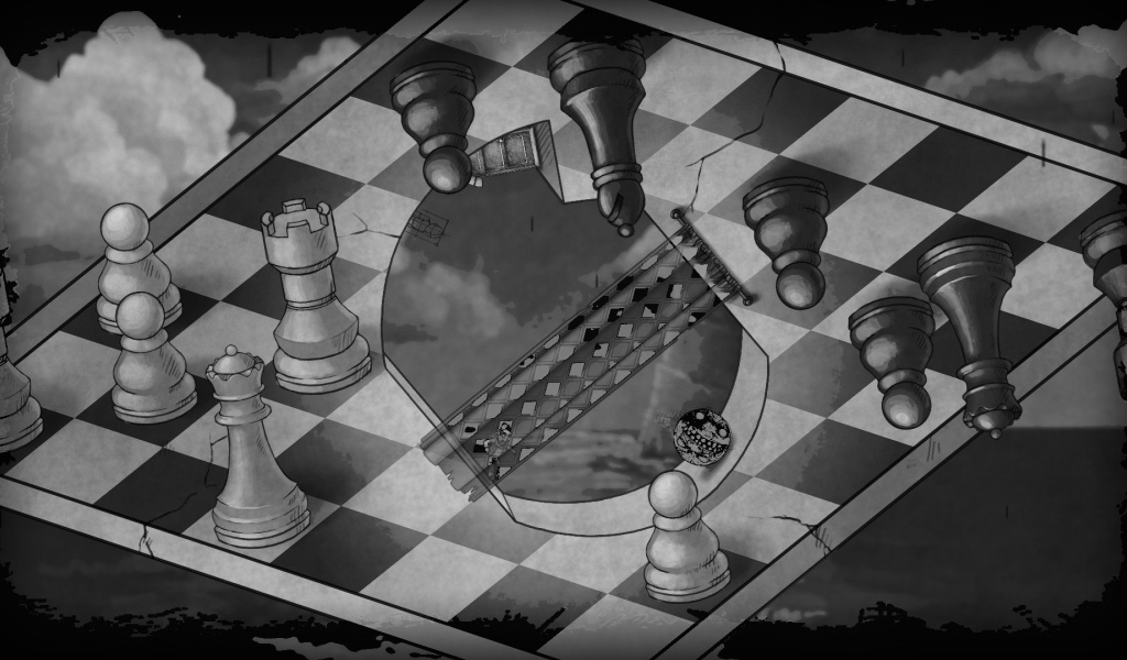 Оптическая иллюзия шахматная доска