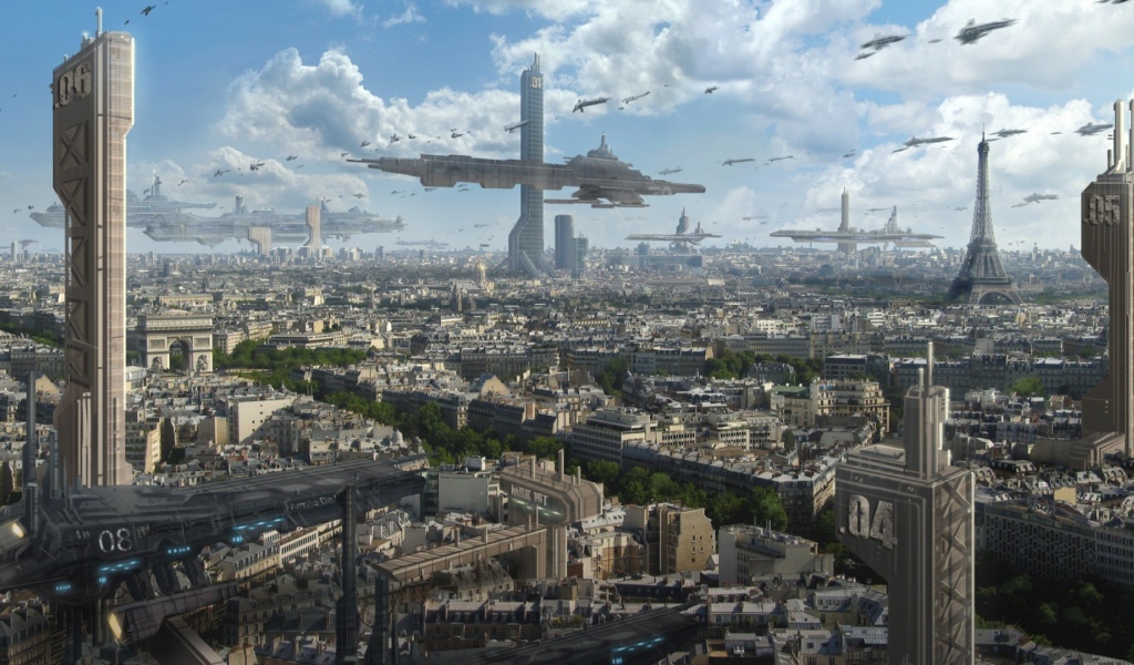 Париж в будущем