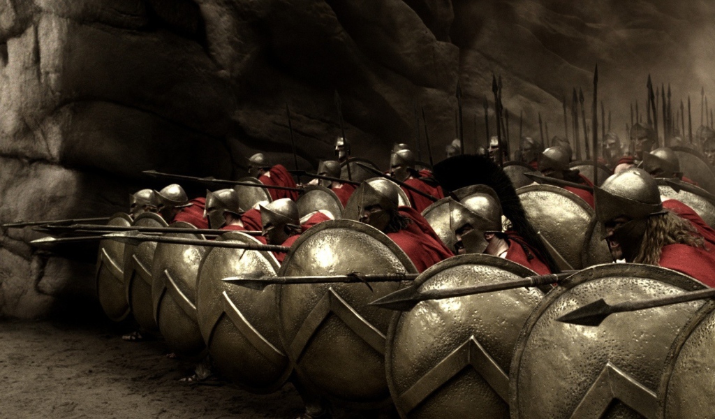 Триста спартанцев заняли оборону