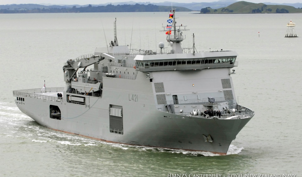 Warship in New Zealand