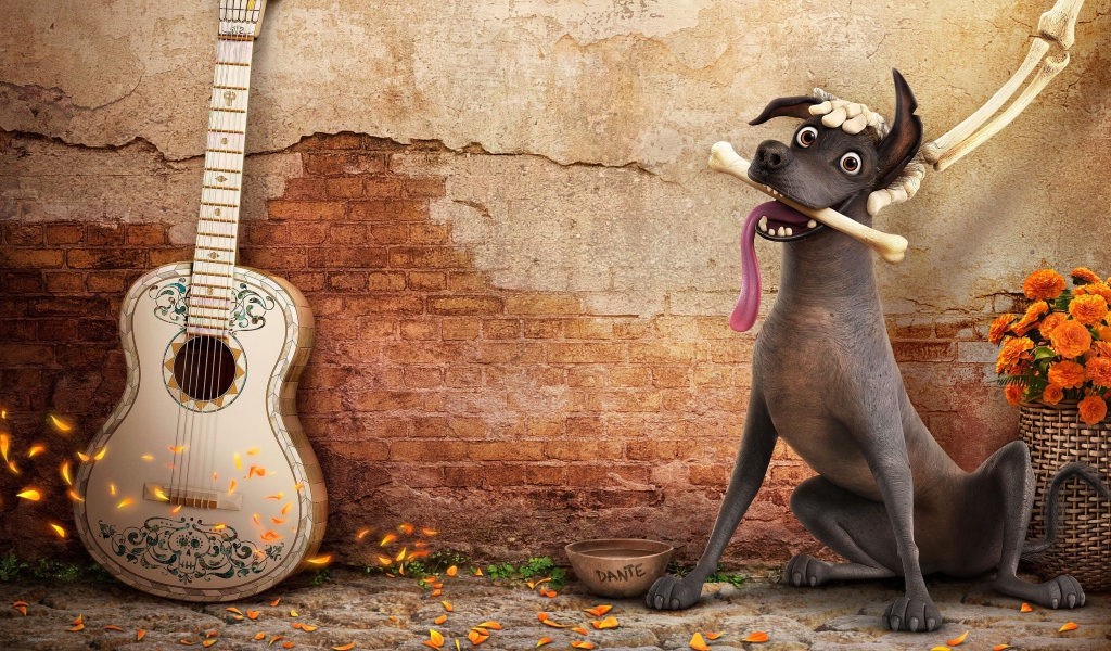 Собака с гитарой новый мультфильм Тайна Коко, 2017