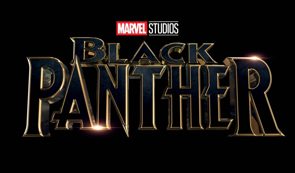 Логотип нового фантастического фильма Черная пантера, 2018