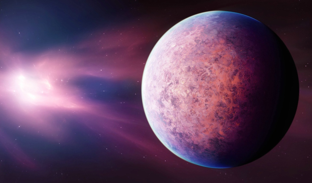 Пурпурная планета солнечной системы 