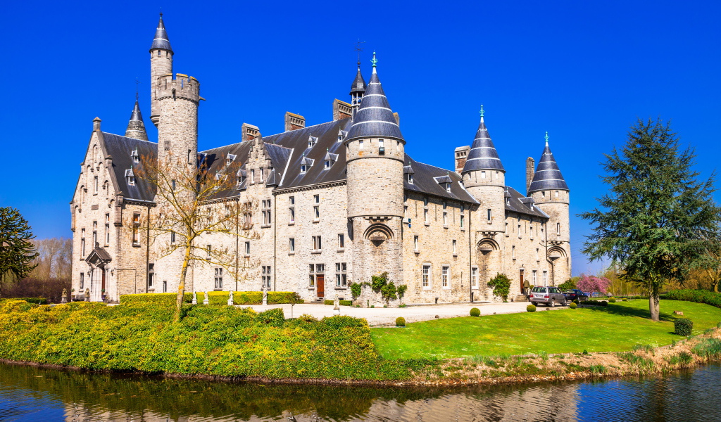 Замок в Борне у пруда, Бельгия 