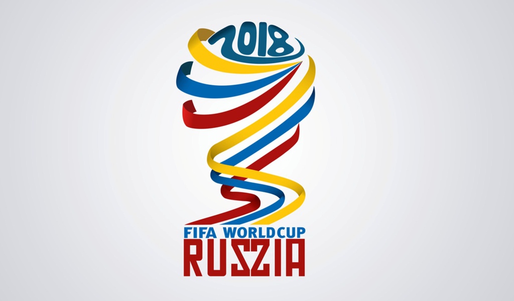 Красивый логотип чемпионата мира по футболу в России 2018