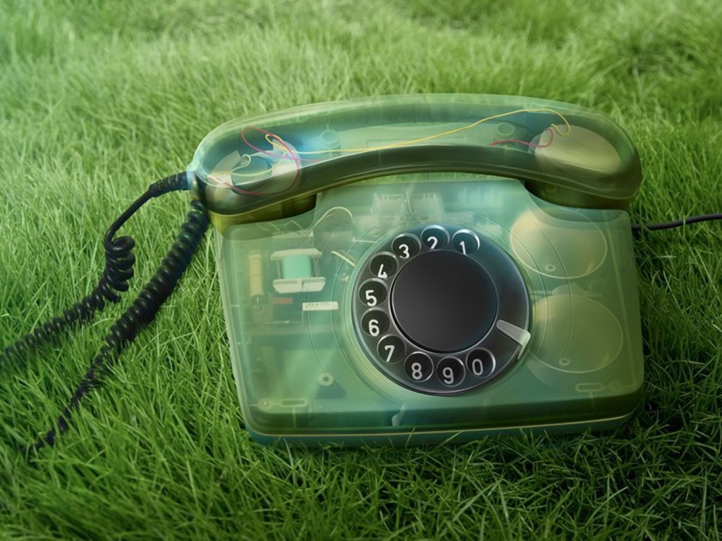 Зеленый телефон