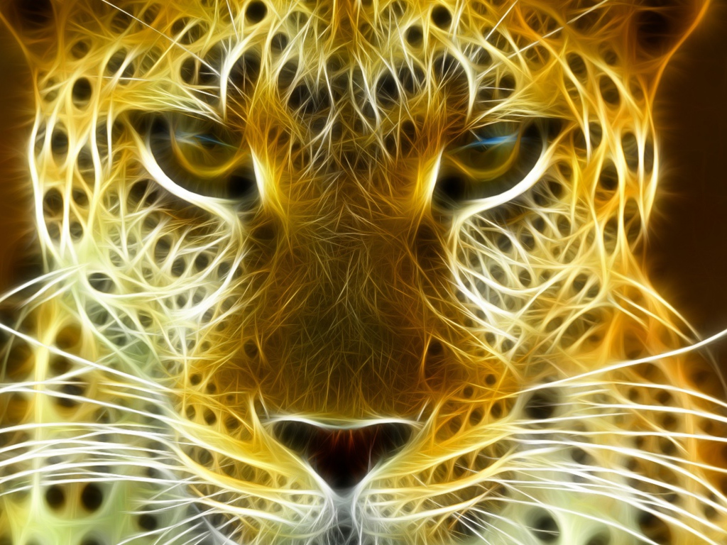 3D- леопард