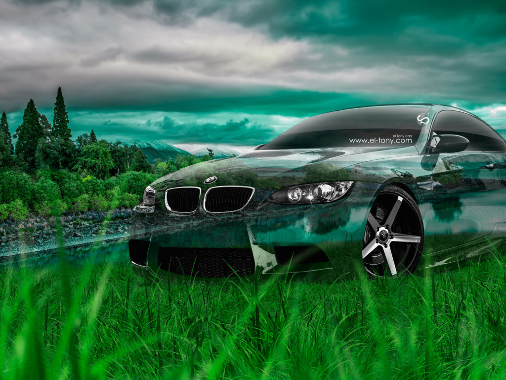 Кристальный BMW M3