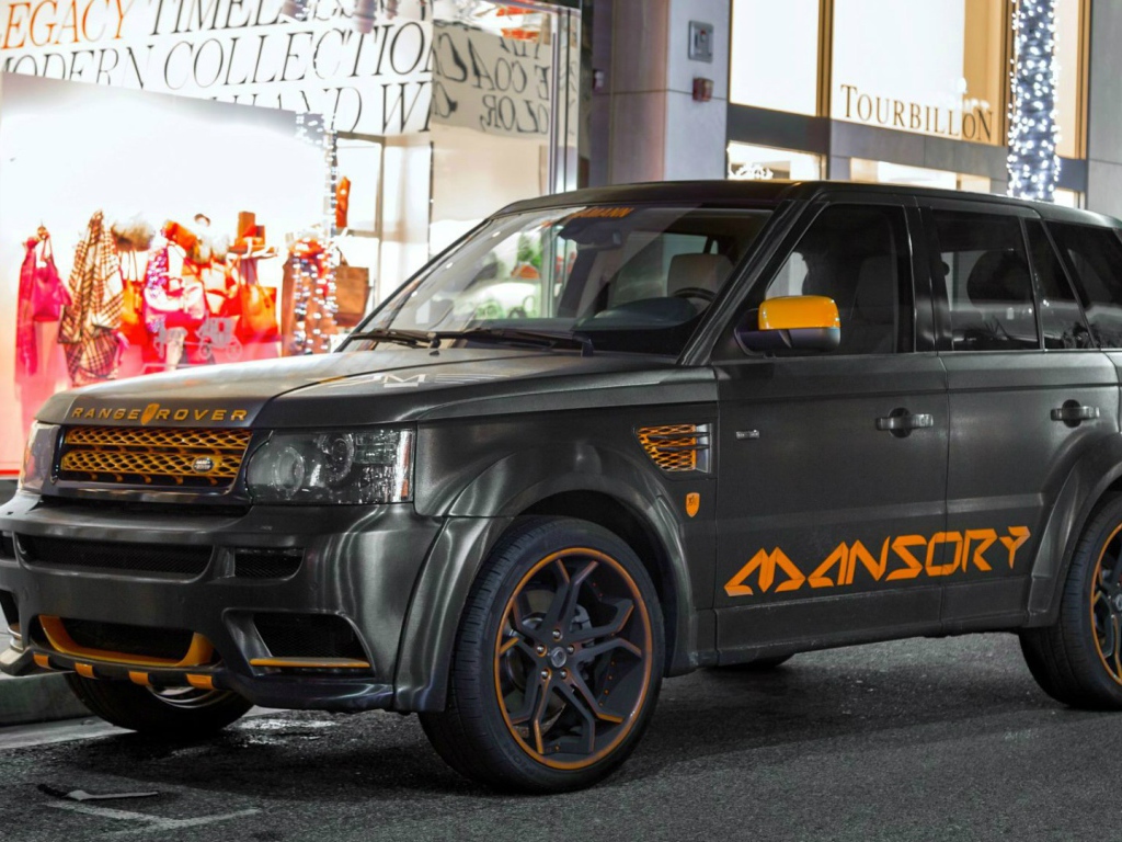 Черный Range Rover Sport by Mansory