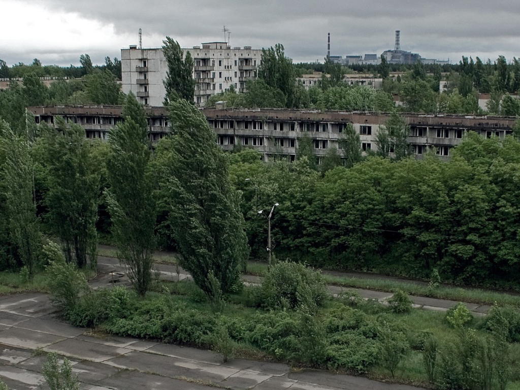 Мертвый город в Чернобыле