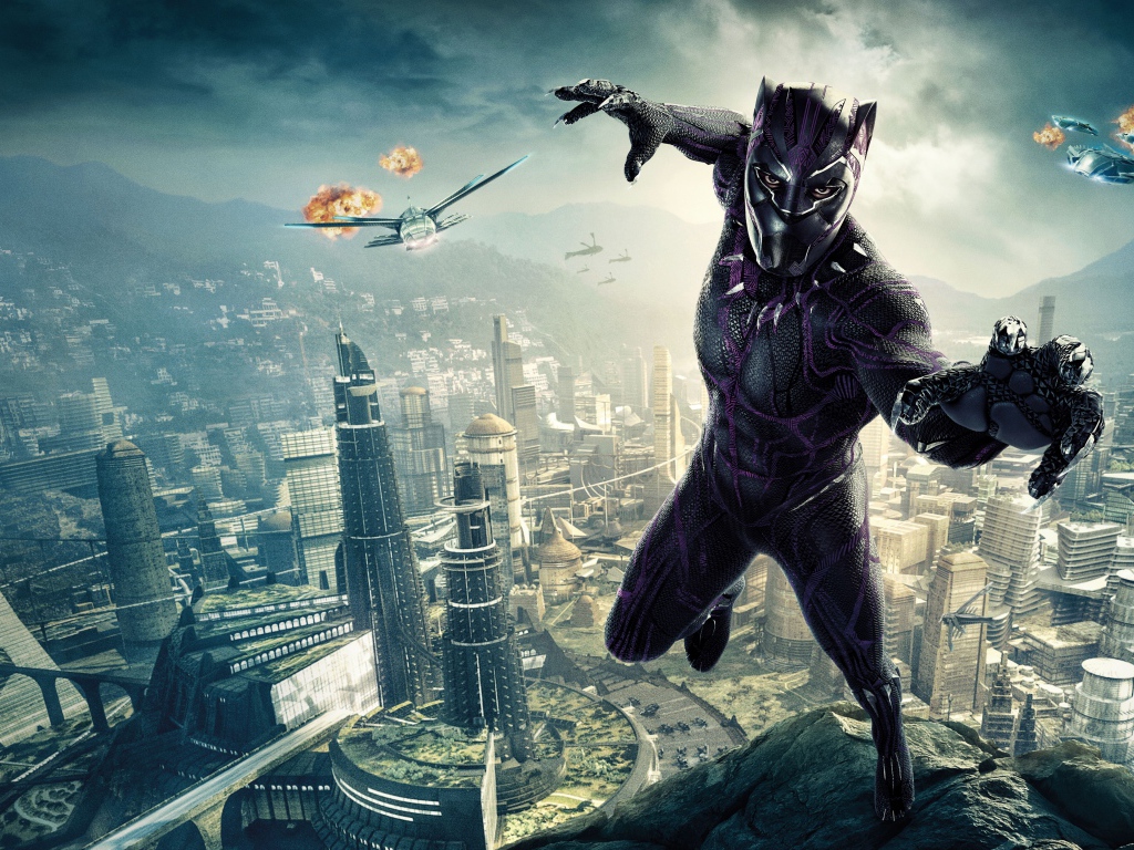 Superhero film Black Panther, 2018