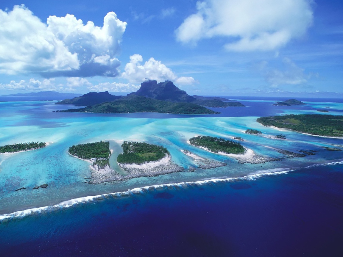 Рифы островов Бора Бора