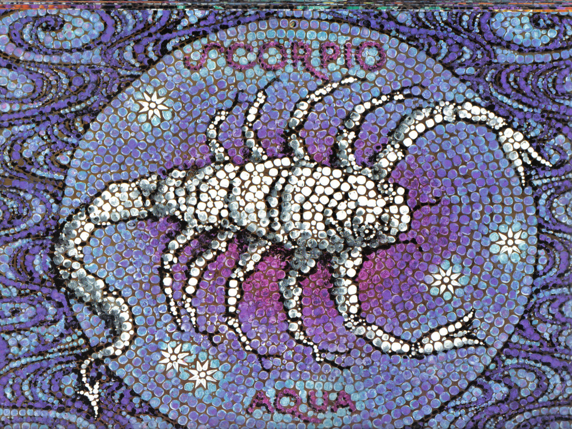 Скорпион, мозаика