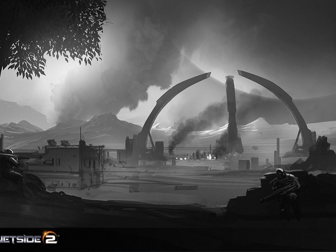 Planetside 2: разрушенный город