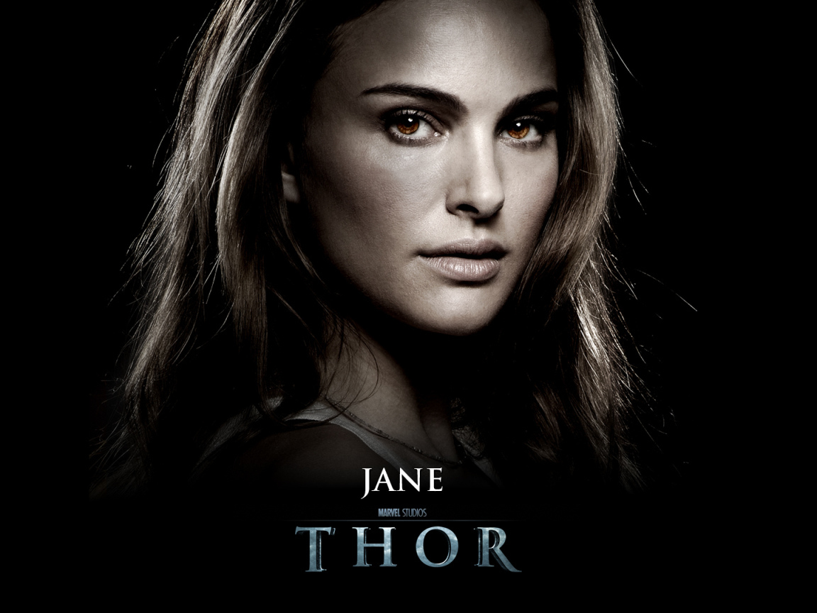 	   Natalia Portman in the movie Thor