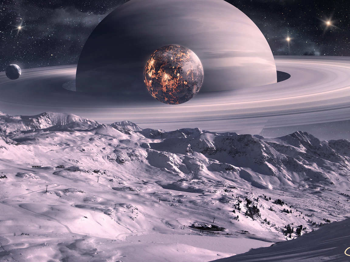 	   Planet with ring